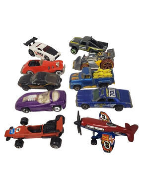 Vintage Lot of 10 Hot Wheels Die Cast Toys Malaysia